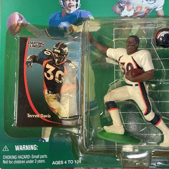 1998 STARTING LINEUP NFL‎ FOOTBALL TERRELL DAVIS DENVER BRONCOS FIGURE - Picture 10 of 15